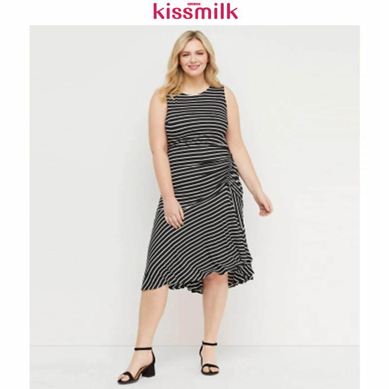Kissmilk 2020 летнее Новое поступление Новая мода плюс размер простое острое без