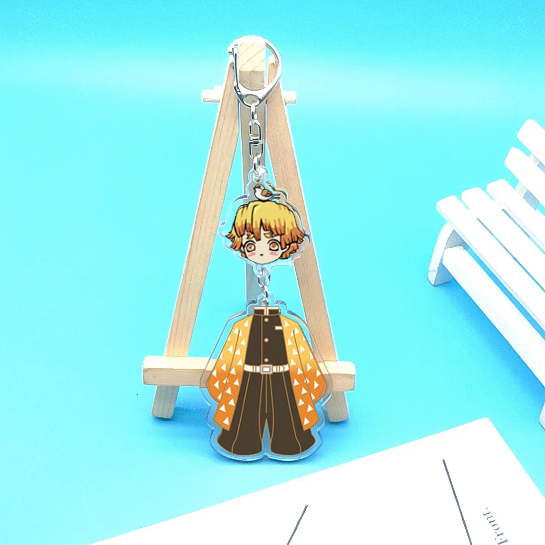 Демон убийца акриловый брелок призрак пожаротушения кулон двери древесного угля