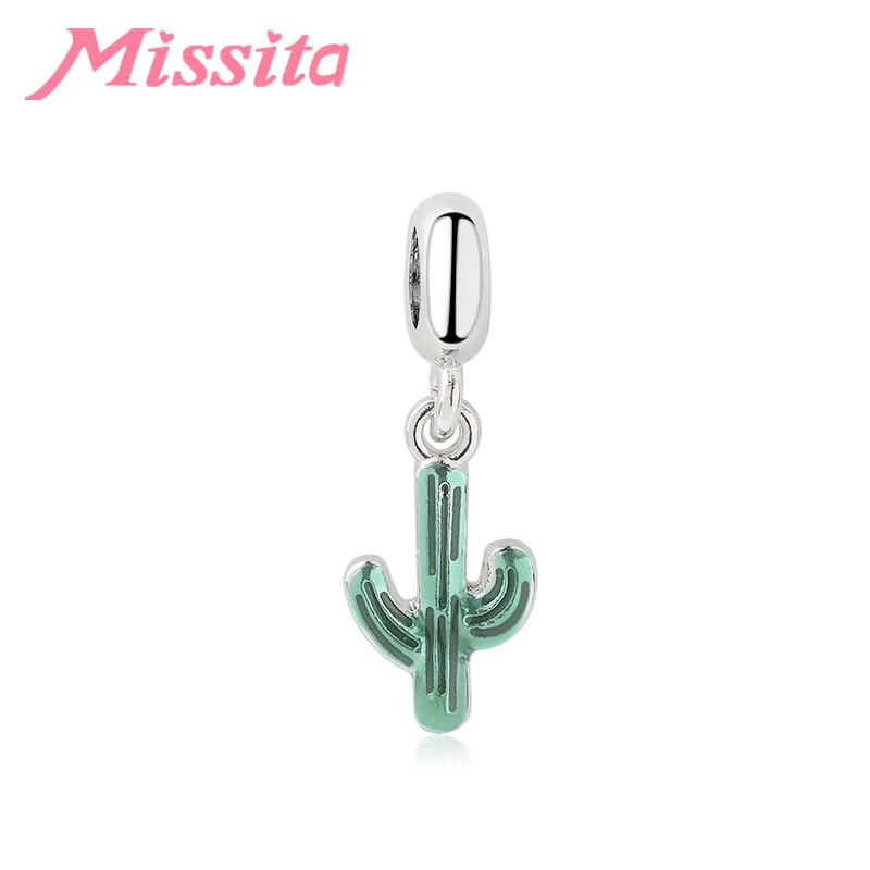 MISSITA 2019 Новый кулон в виде кактуса подходит для брендового браслета DIY ювелирные