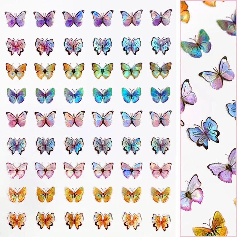 18 стилей 3D наклейки для ногтей Butterfly_004/nailsticker/наклейки дизайна ногтей/ногти