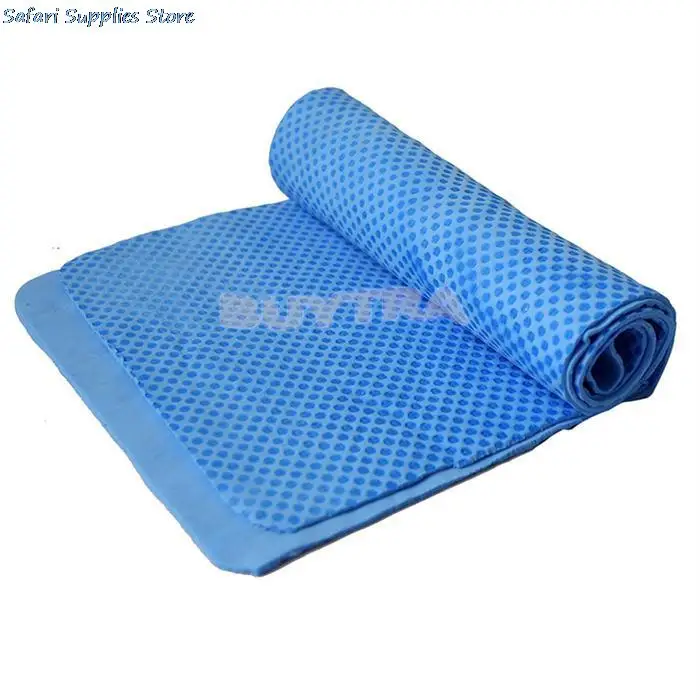 

PVA 80x17 см охлаждающее синее полотенце для всех видов спорта, летнее полотенце для упражнений от пота, холодного льда, 1 шт.
