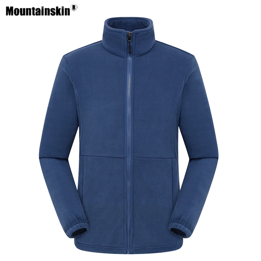 Теплая куртка Mountainskin для мужчин и женщин флисовая занятий спортом на открытом