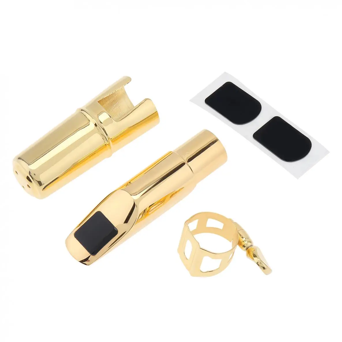 Профессиональный высококачественный позолоченный металлический мундштук Sax