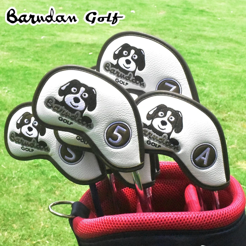 Металлический чехол для гольф-клуба симпатичный гольфа с изображением собаки 9