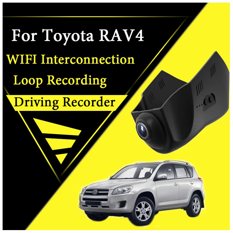 Автомобильный видеорегистратор с Wi Fi и функцией записи дороги для Toyota RAV4 Vanguard XA30