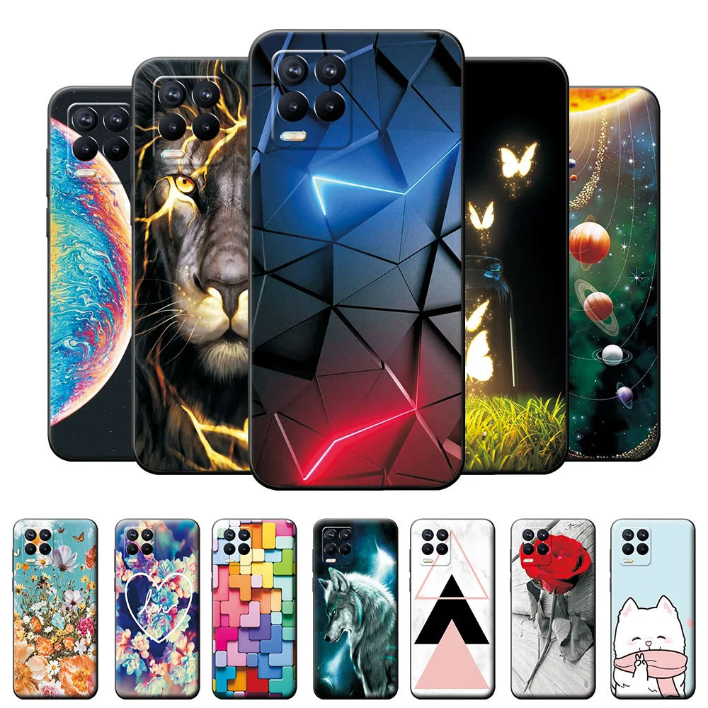 for realme 8 case rmx3085 matte cool cover for realme 8 pro soft silicone protective case for oppo realme 8 8pro tpu phone shell free global shipping