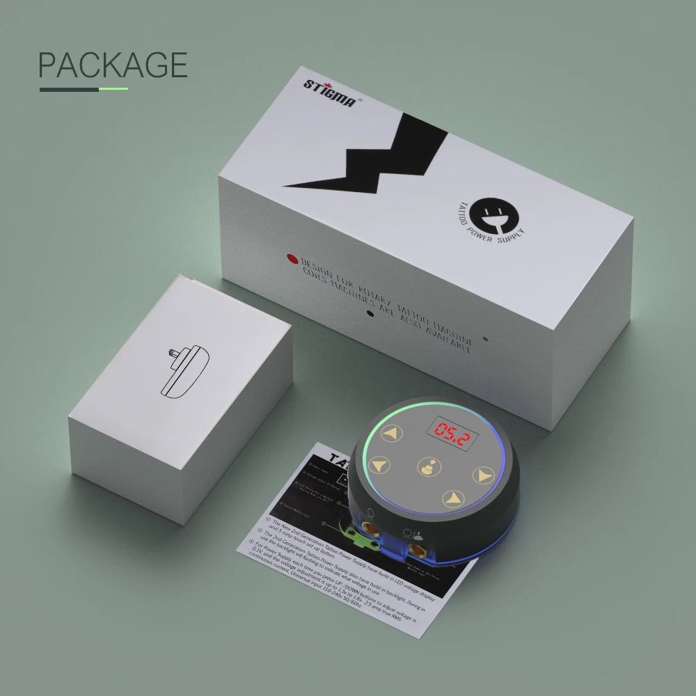 Мини блок питания с ЖК дисплеем для тату машинки 2 12 В|Блок тату-машинки| |