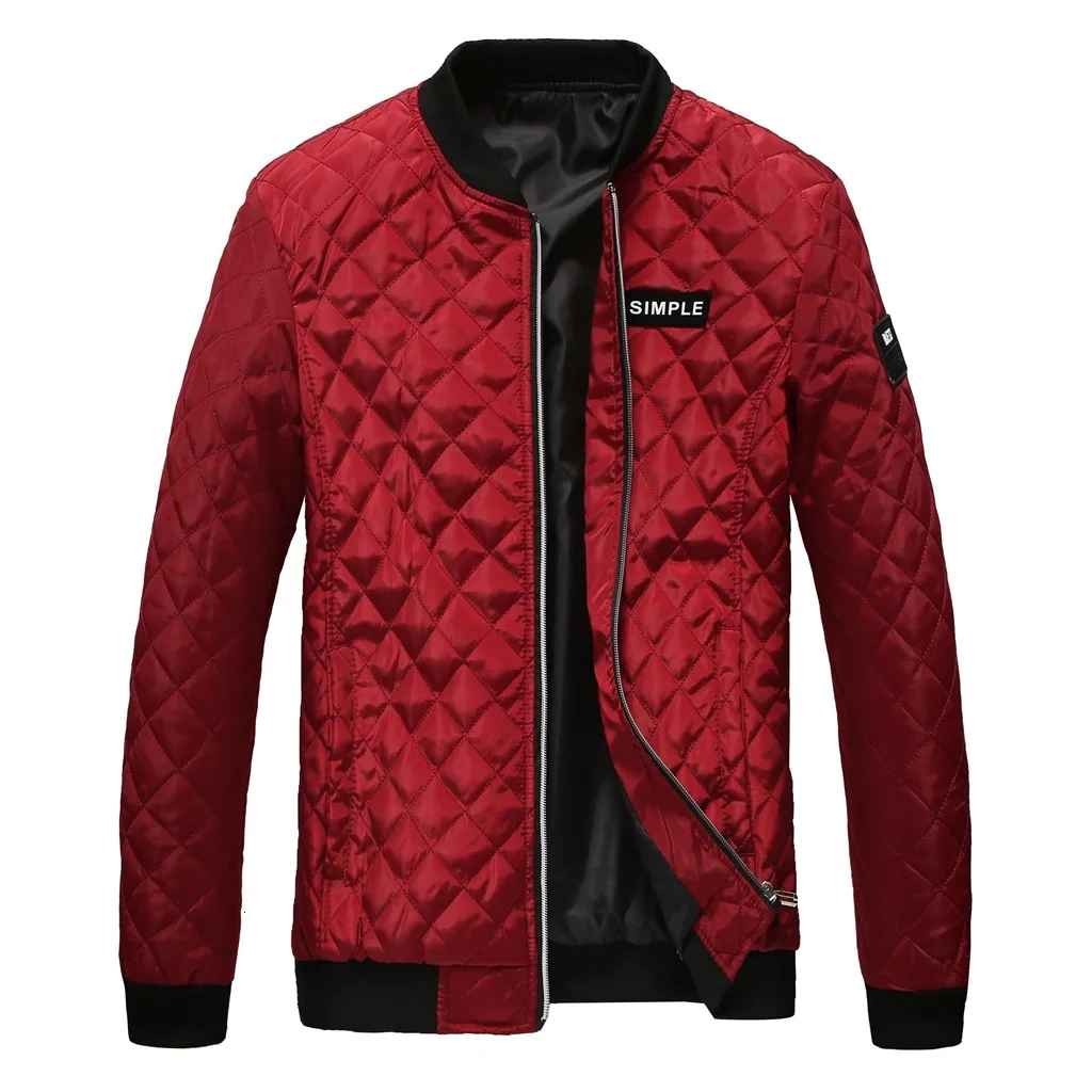 Men's Cotton-padded Clothes Keep Warm Cotton Clip Loose Coat Ephebe Light Jacket Self-cultivation Cotton
