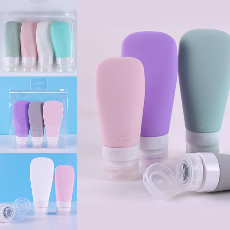 Дорожные косметические бутылки силиконовый мини пустой контейнер для ухода за