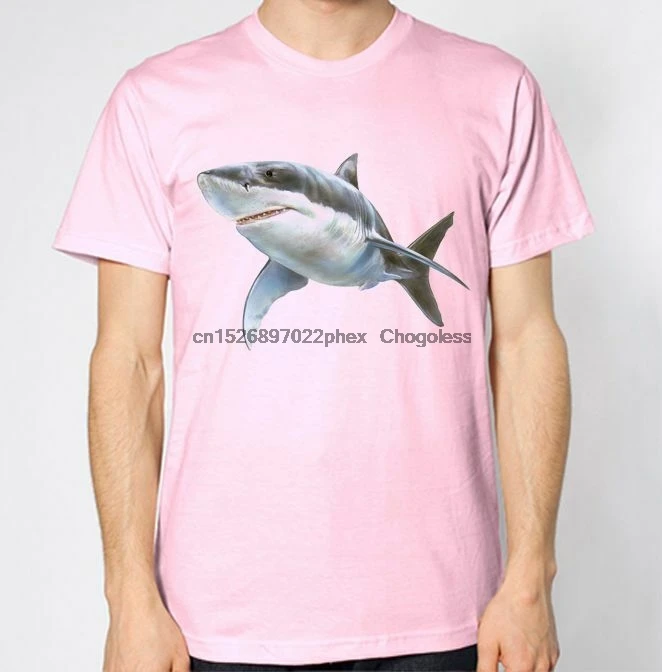 Новая футболка с абстрактным изображением акулы и морской рыбы|Мужские футболки|