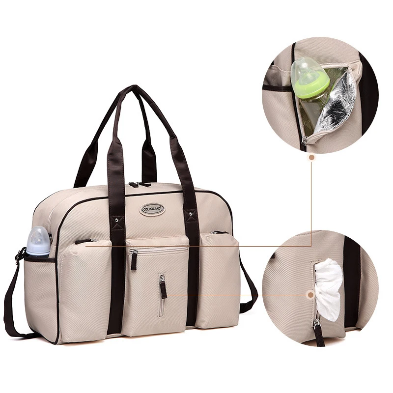 Colorland-Bolsa de pa&ntilde;ales de maternidad para mam&aacute;s, mochila de gran capacidad, bolsa de viaje, bolsa de lactancia para el cuidado del beb&eacute;, para mujeres-2
