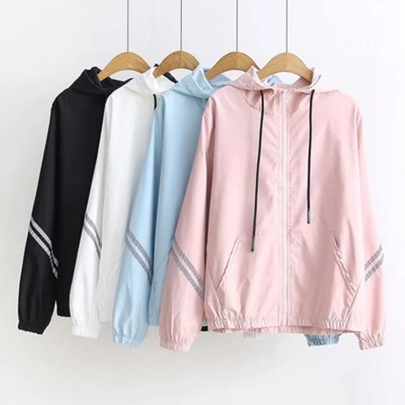 

traf za Loose color matching striped sleeves short spring summer thin coat sunscreen clothing women spring summer trf zaraing