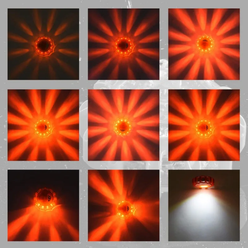 Мощный Предупреждение ющий светильник светодиодный аварийный диск дорожные