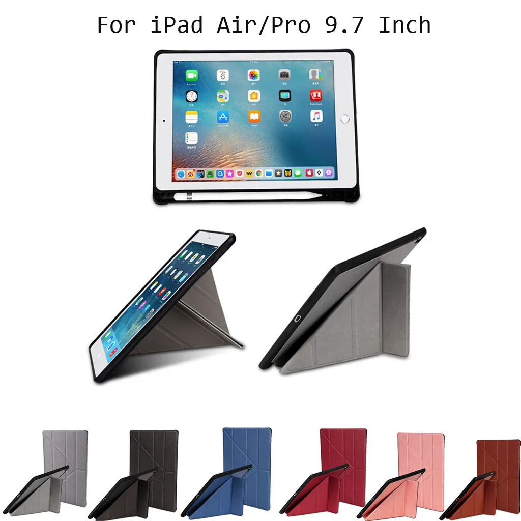 Чехол для Pad Air/pro 9 7 дюймов чехол-подставка ручка держатель Автоматический Режим