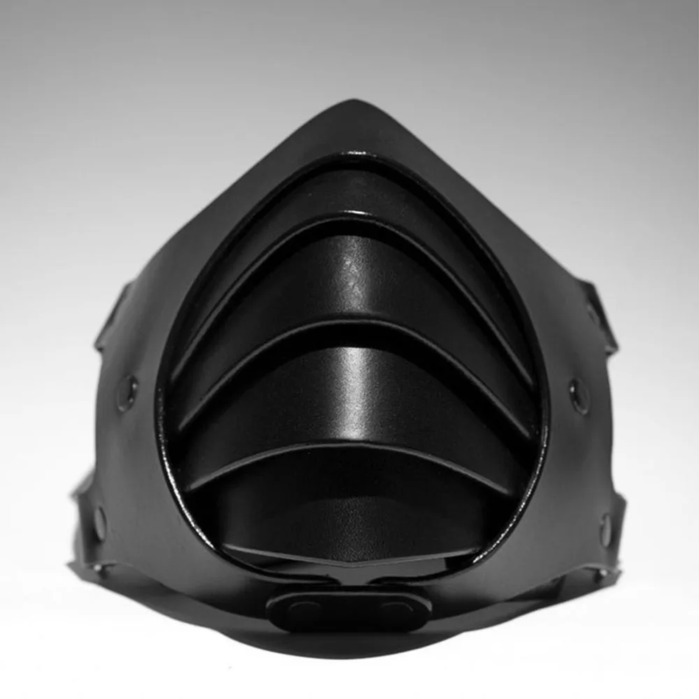 Маска БДСМ панк Кожаная Мотоциклетная смога маска для лица Мужская пыль