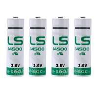 4pcs ls14500 for saft aa 3 6v lithium battery waterelectricitygas meter facility battery 14500 er14505 xl 060f batteries