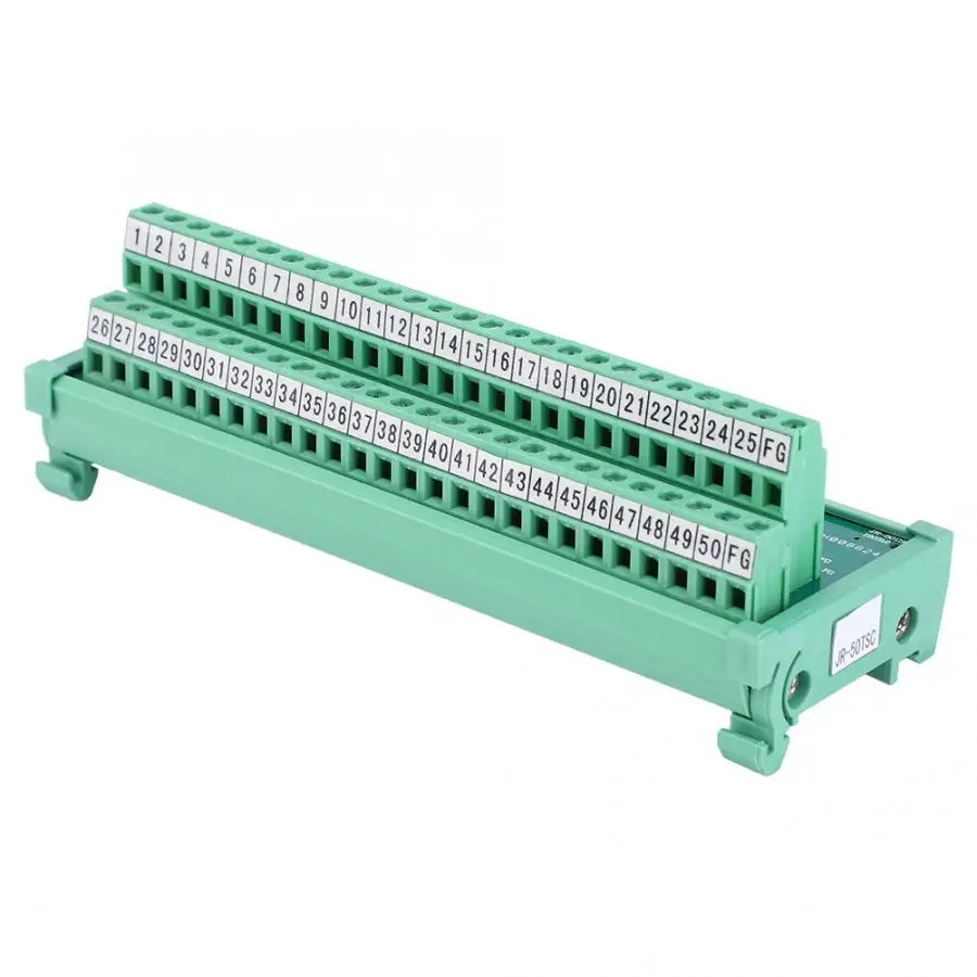Кабельная Клеммная колодка соединитель модуля PLC SCSI50 P 35 мм DIN рейка электрическое