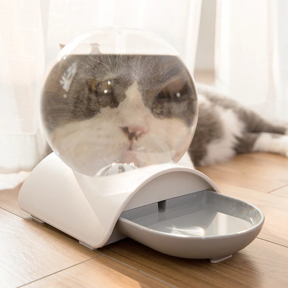 2.8l Pets Dog Cats Automatic Water Feeder Bubble Water Feeder Drinking Bowl transparent Water Dispenser Fountain Bottle For Cats
