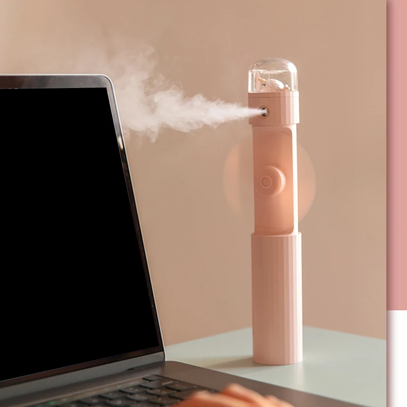 -Мини портативный вентилятор 3 скорости милый мультяшный USB воздушный охладитель