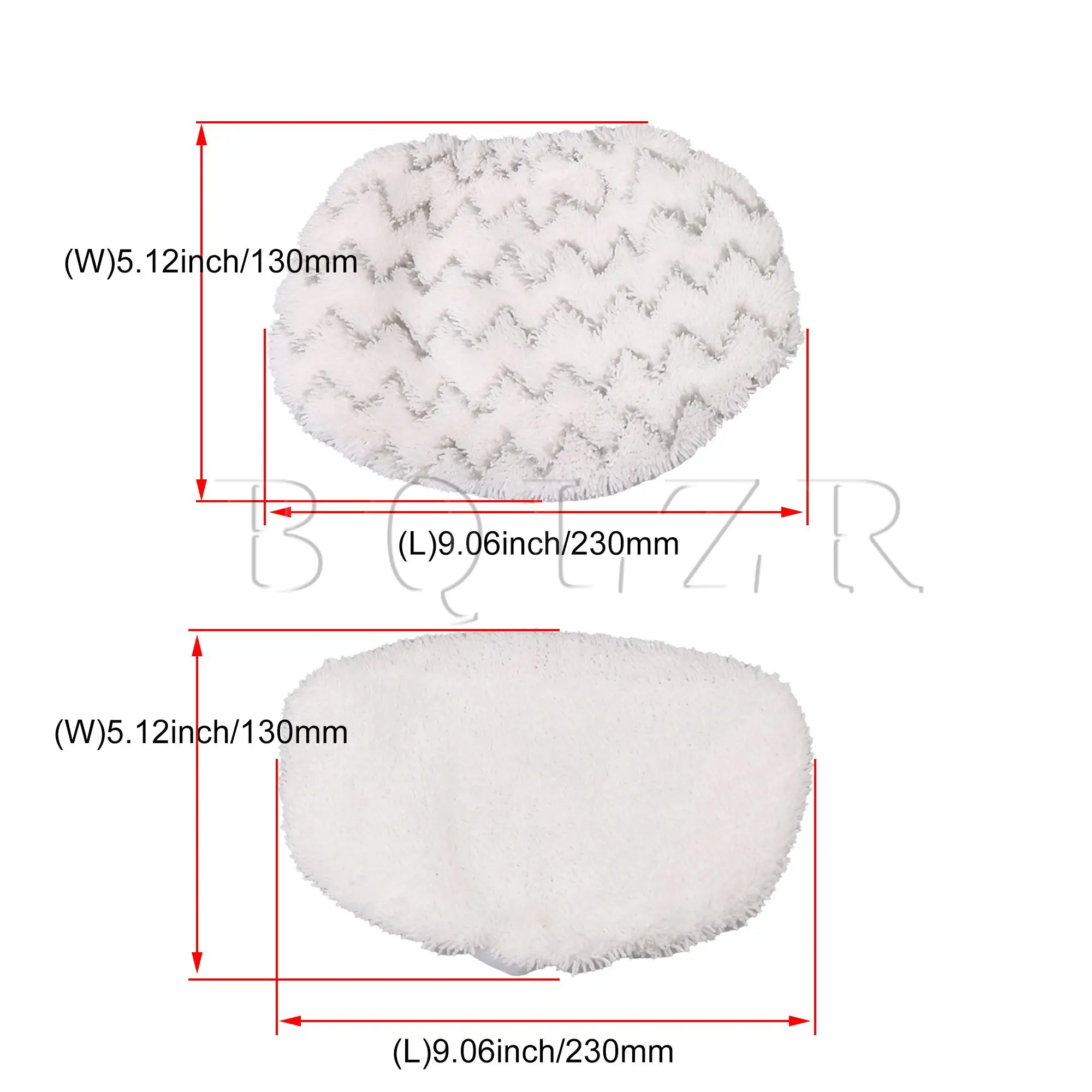 

BQLZR 6 x Steam Mop Replacement Pads for Hard Floors Replace 1606670 1606671