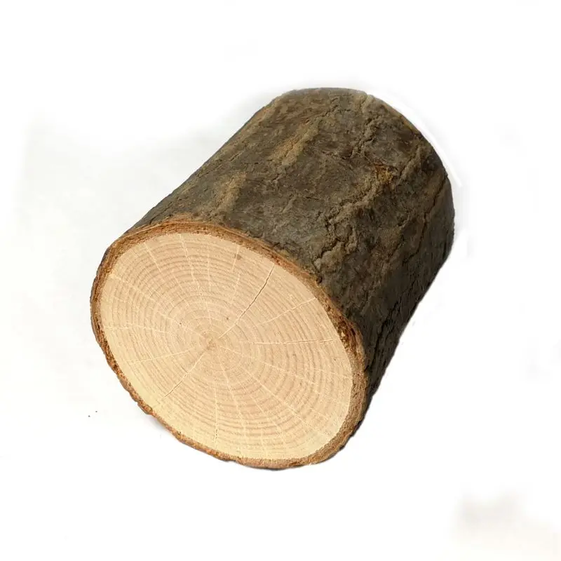 Деревянный подсвечник в деревенском стиле для чая настольное украшение растение