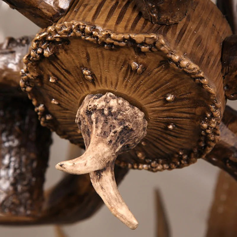 Страны Европы лампы в форме свечи рога светодиодный потолочный светильник