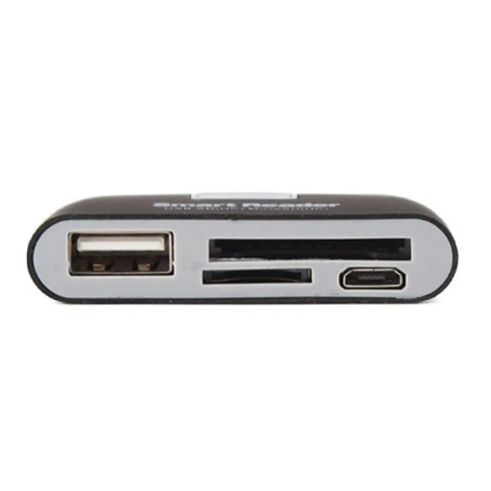 4-в-1 многофункциональный USB 2 0 SD кардридер TF OTG адаптер с Micro зарядным портом для ПК