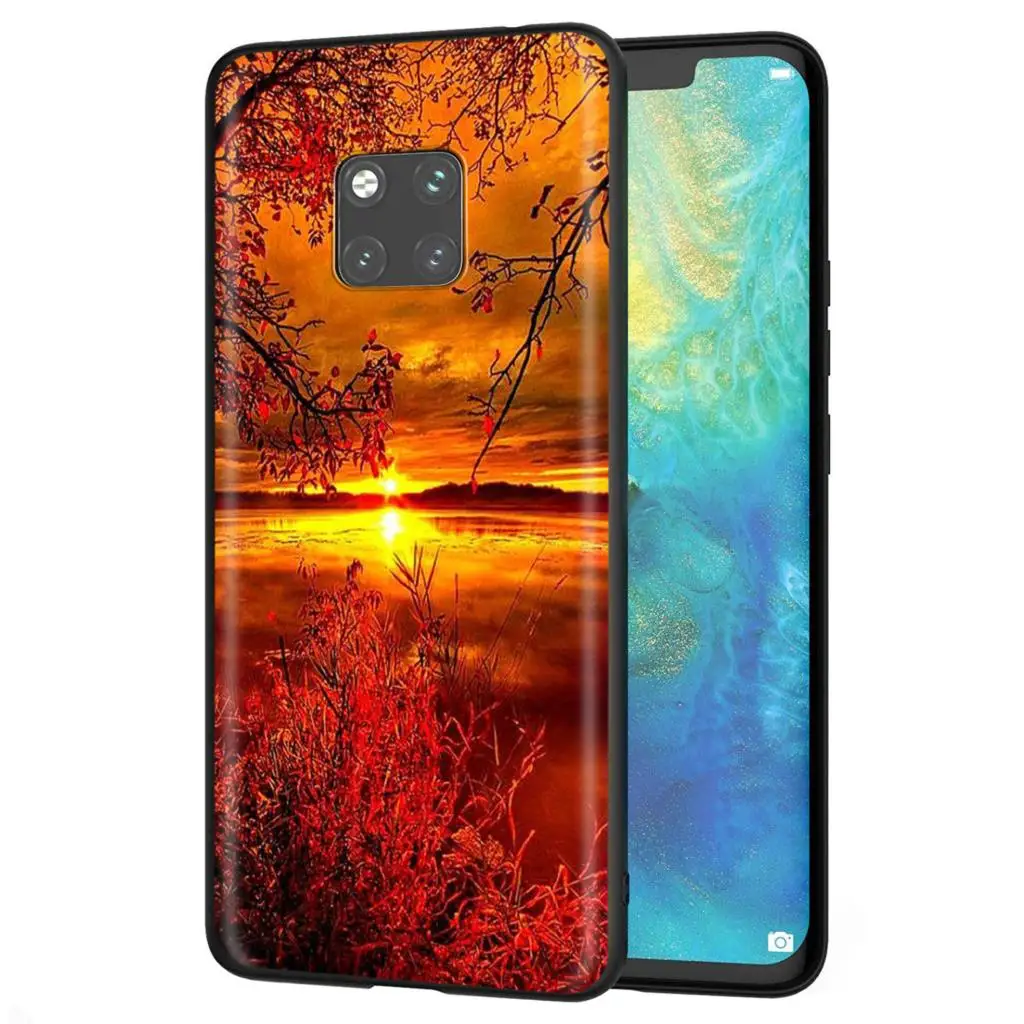 YIMAOC осенний винтажный цветочный мягкий чехол для Huawei Nova 4E 5 5T Smart P9 Lite Y6 Y7 2019 Honor 8A 20S
