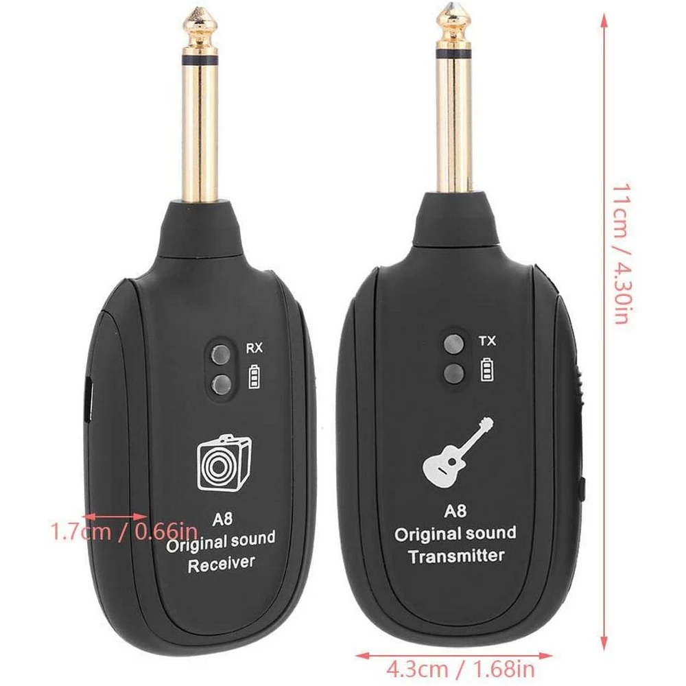 Беспроводная гитарная мини-система с USB 4-канальная аудиопередача набор