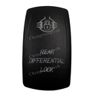 Кулисный переключатель с подсветкой для автомобилей, лодок, грузовиков-лазер-Задний дифференциал-для Led Carling Arb Narva 4x4 RV, только крышка