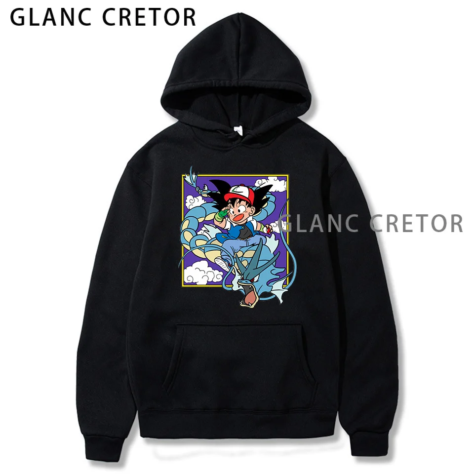 

Goku 90s Funny Hoddie Harajuku Pullover Anime Women Cute Female Hoddie Kawaii Pullover Fashion Ullzang