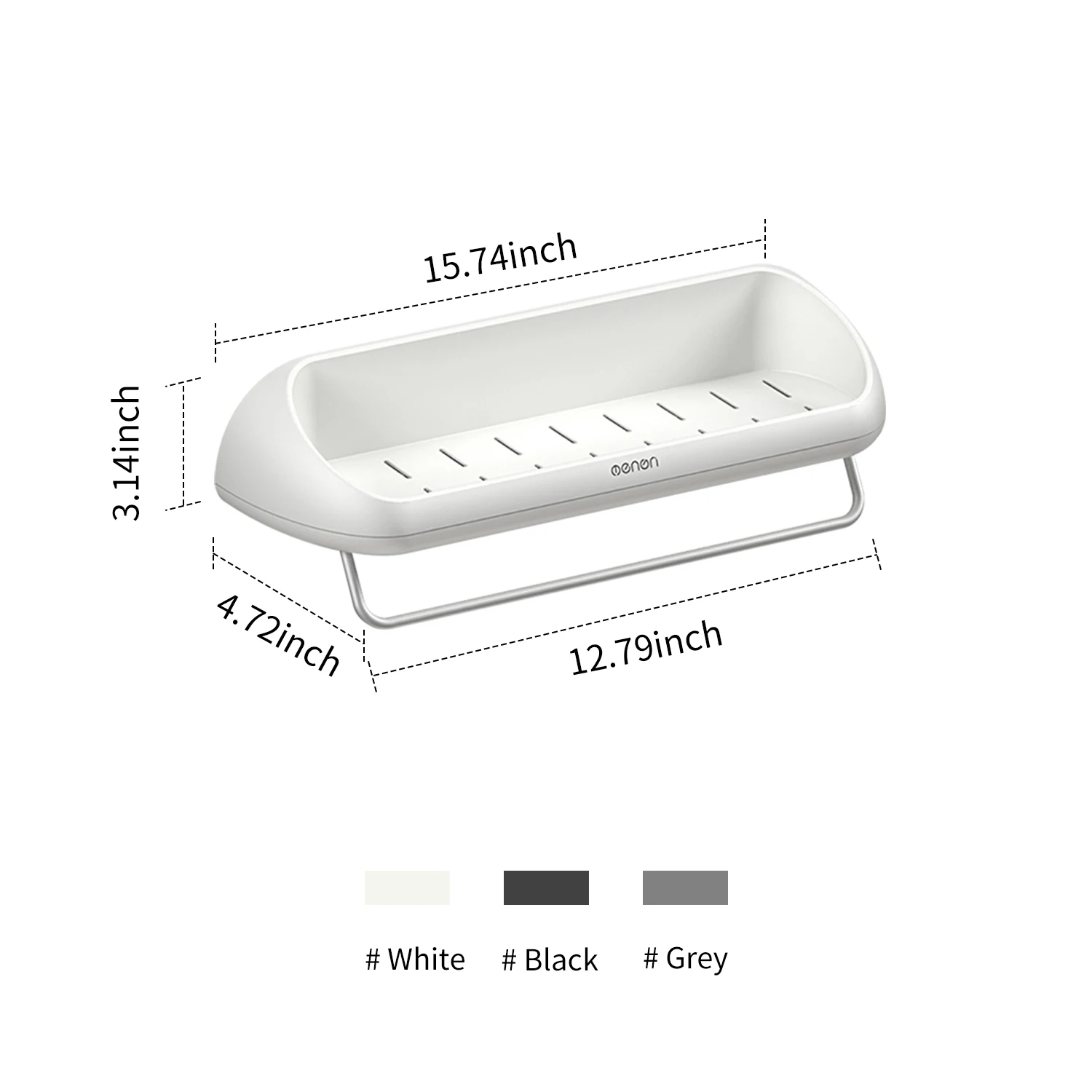 Горячая настенная полка для ванной душ Caddy без бурения корзина хранения душа