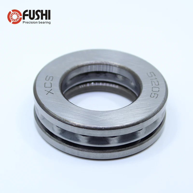 51206 упорный подшипник 30*52*16 мм (1 шт.) ABEC 1 Axial шарикоподшипники 8206|bearing bearing|bearing