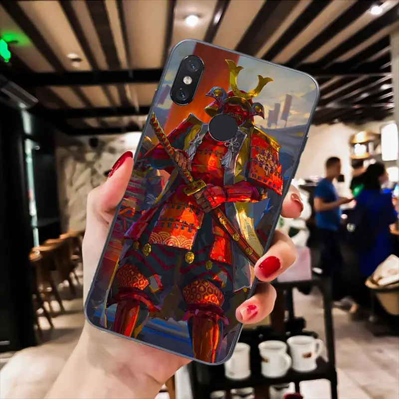 MaiYaCa японская маска самурая oni чехол для телефона Xiaomi mi5 6 A1 A2 Lite Mi9 9SE mi8lite F1 Mix2 2S Max2 3 |