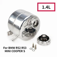for bmw mini cooper s r52 r53 coolant header expansion overflow water tank cap reservoir aluminum can 1 4l car accessories