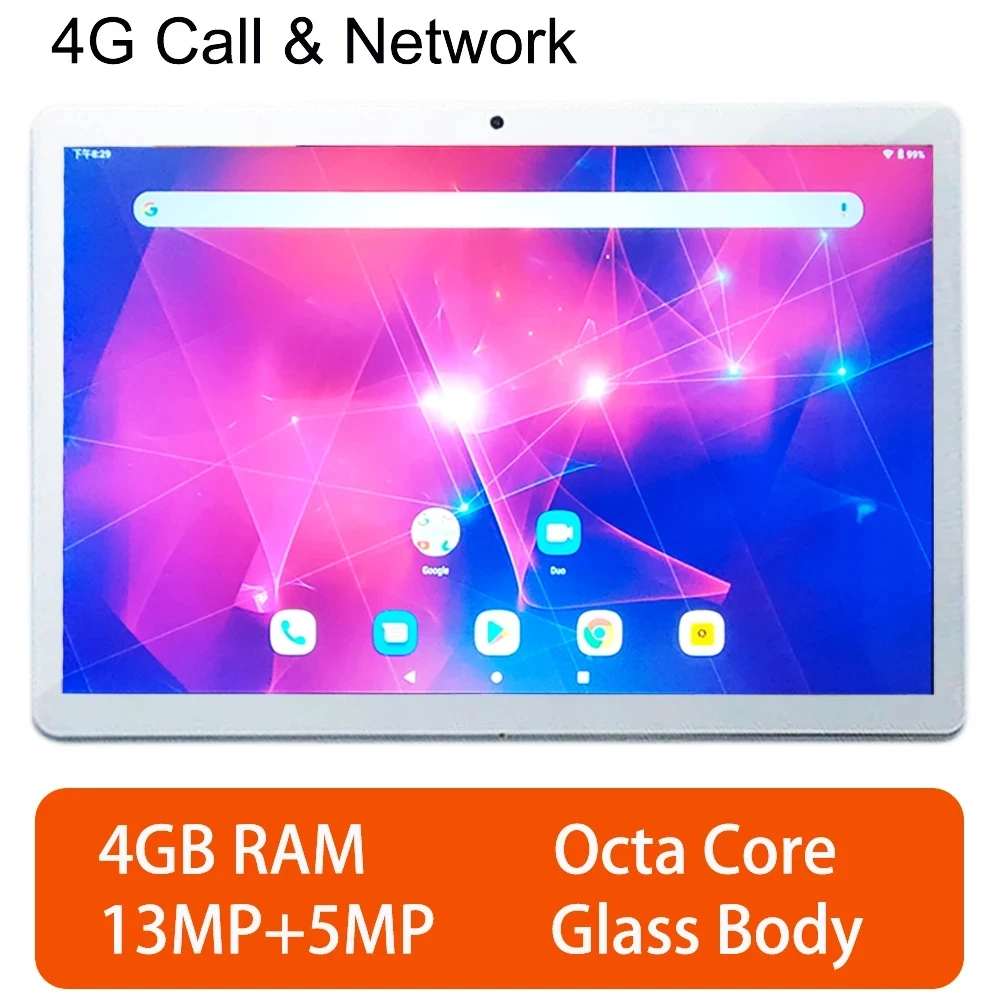 2020 новый планшетный ПК 10 1 дюймов Android 8 0 Google Play 4G телефонные звонки планшеты WiFi