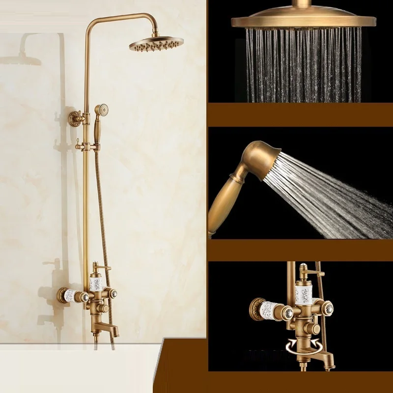 Choveiro Piscina Doccia Preto Ducha Colonne De Dusche Douchette Douche Do Banheiro Chuveiro Eletrico Душевая система для