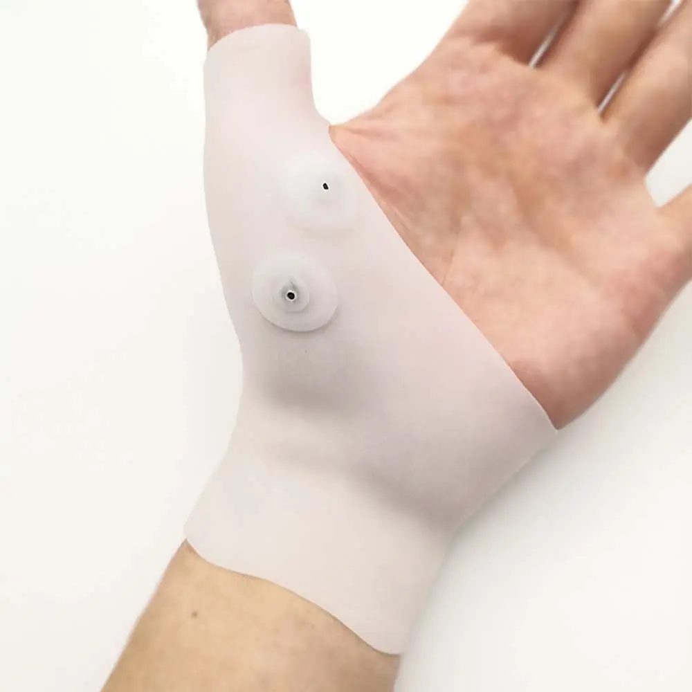 

2pcs Magnetic Therapy Wrist Hand Thumb Support Gloves Silicone Gel Arthritis Pressure Corrector Massage Pain Relief Gloves
