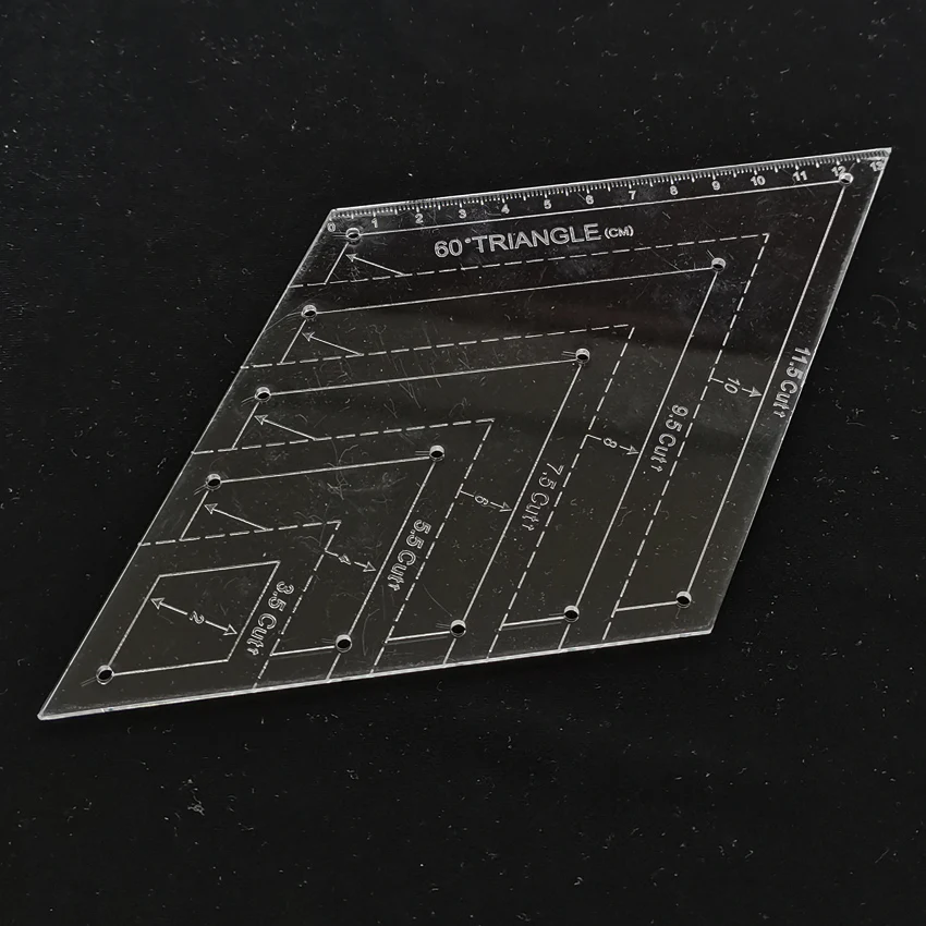 Лоскутная линейка стеганое правило высококачественные прозрачные акриловые
