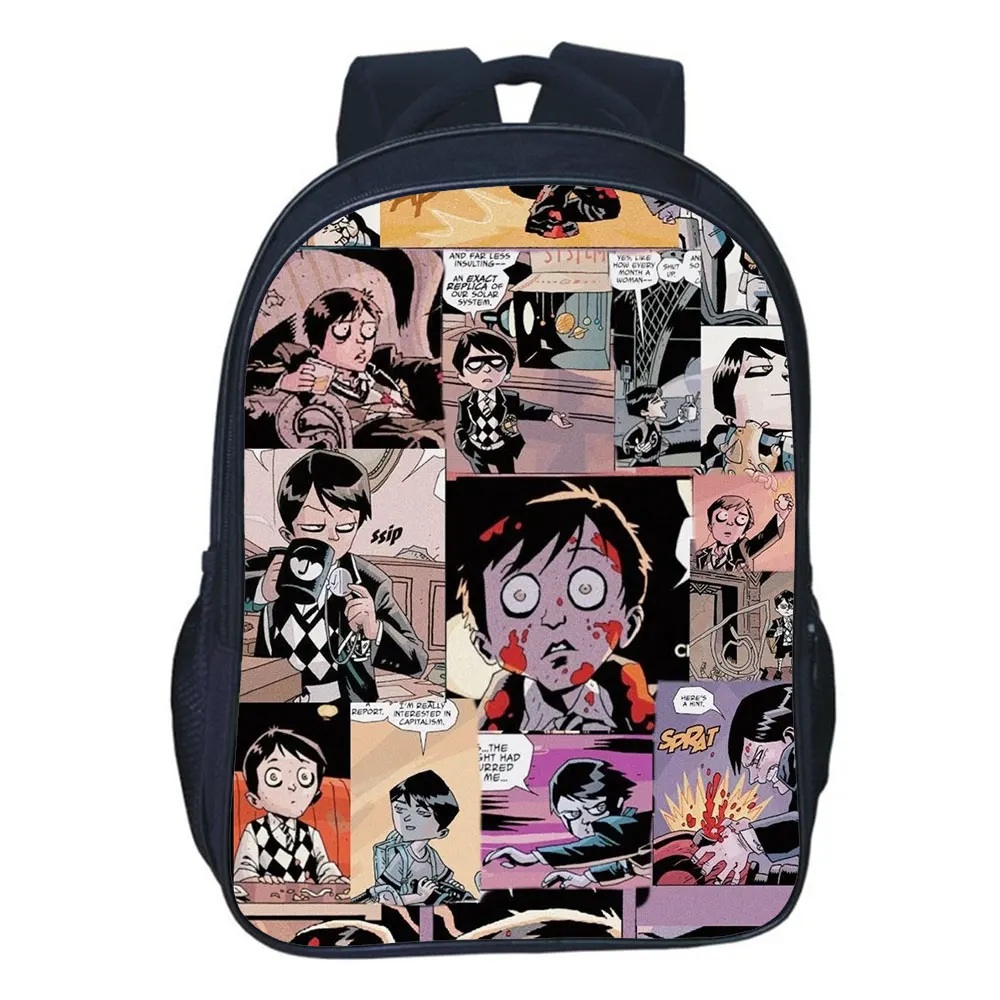 Рюкзак с принтом зонтика для девочек и мальчиков, ранец для школы и путешествий, повседневный модный двухслойный портфель для подростков