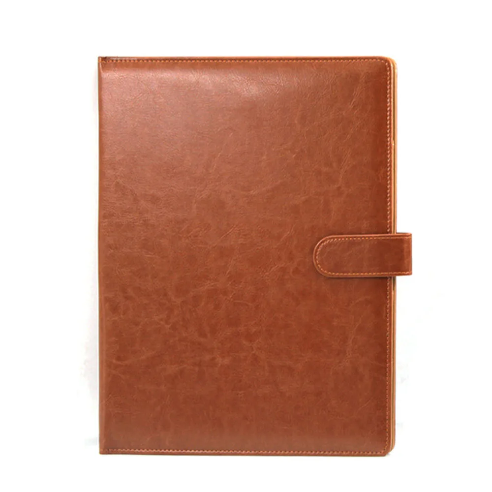A4 Clipboard Folder Portfolio Multi-function Leather Organizer Sturdy Office Manager Clip Writing Pads Legal Paper Contract images - 6