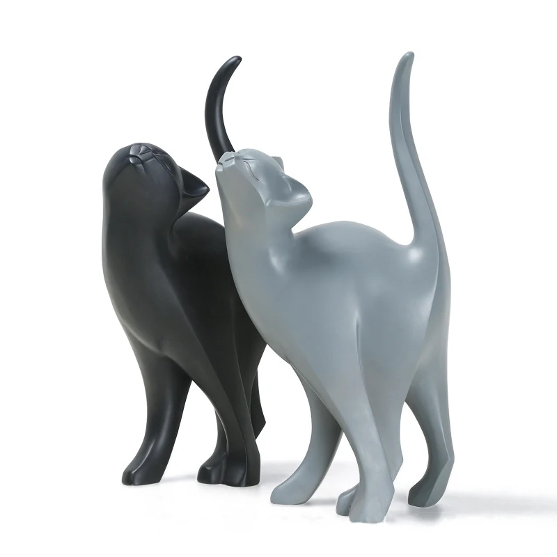 

[MGT] Nordic cartoon cat decoration TV cabinet decoration couple decoration creative resin gift crafts jewelry