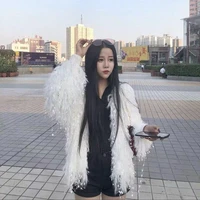 autumn winter sweater cardigan womens jacket 2021 new korean mink wool loose knitted tassel top