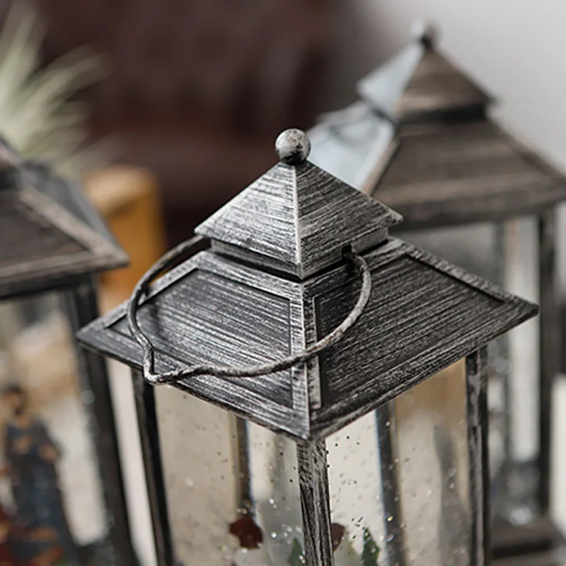 Европейский светильник в стиле ретро Рождественский подарок Ночной с музыкой