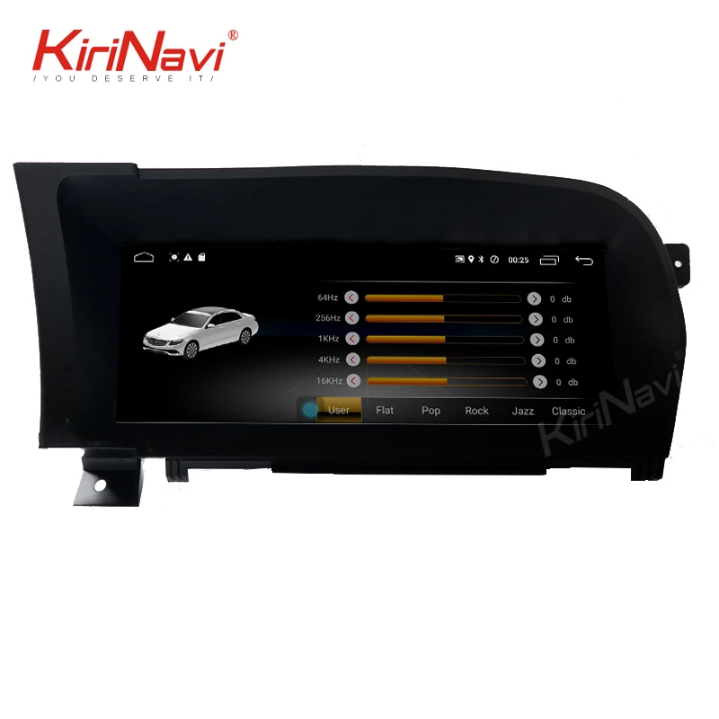 Автомагнитола KiriNavi 10 25 дюйма Android 0 GPS навигация для Mercedes Benz S Class W221 W216