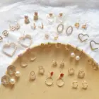 Женские серьги, модные простые жемчужные серьги, Женские Геометрические Ретро элегантные серьги, ювелирные изделия, оптовая продажа