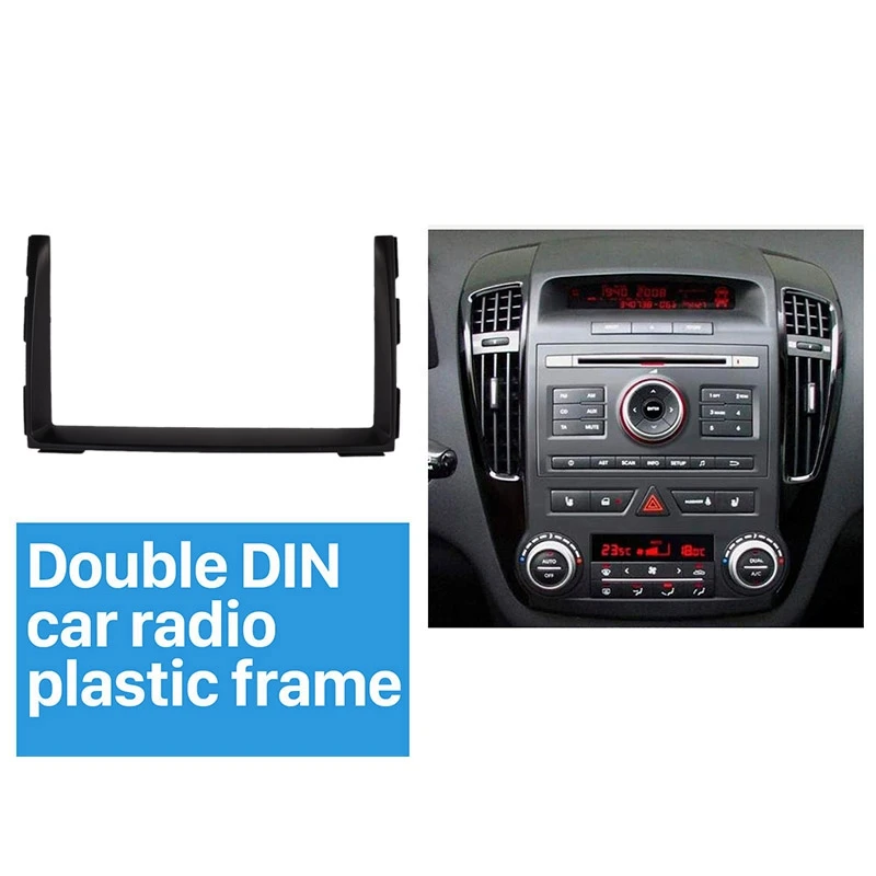 2 Din Автомобильная Радио фасция автомобильный DVD Gps декоративная рамка для