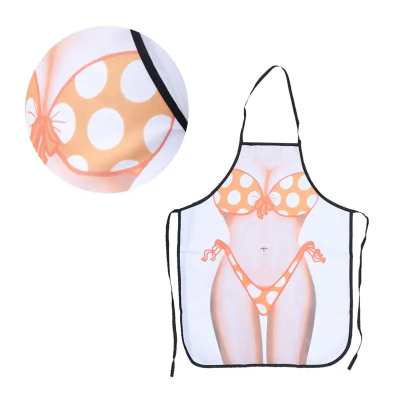 1 шт. кухонный фартук креативные забавные жироустойчивые сексуальные бикини с