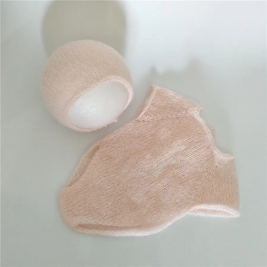 baby pink Набор для фотосессии новорожденных, комбинезон для новорожденных, одежда для фотосессии, комплект для фотосессии новорожденных - Цвет: baby pink