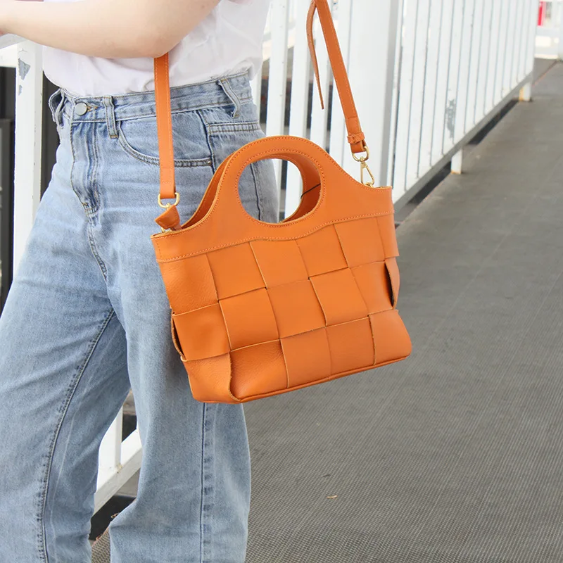 

Женские сумки из натуральной кожи лучшего качества, элегантные кожаные сумки, женская сумка-мессенджер ржавчины оранжевого цвета, сумки че...